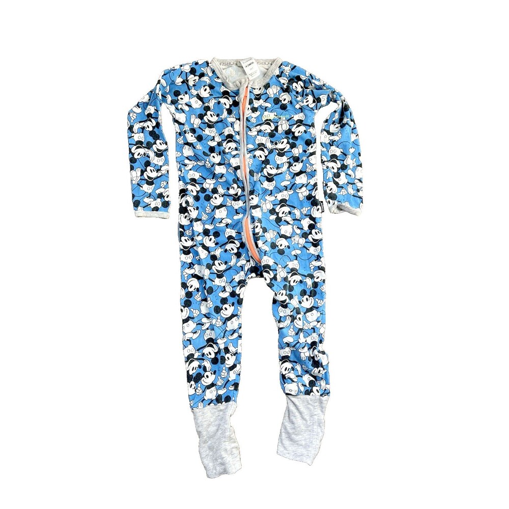 18-24m Zippy Baby Pajamas BONDS Wondersuit Rare Mickey Mouse Disney US SELLER